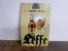 LEFFE BEER BIER Blechschild