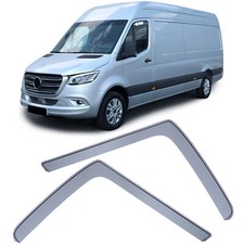 Windabweiser Regenabweiser Windschutz Schwarz für Mercedes Sprinter W907 ab 18