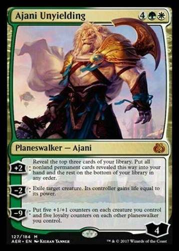 Ajani unyielding aether - unyielding,