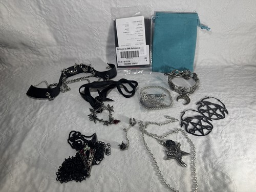 Gothic modeschmuck konvolut - gothic,