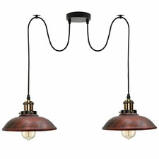 Retro Deckenlampe Hängelampe Industrie Design E27 Vintage-Leuchte Pendelleuchte