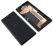 Original Sony Xperia 10 Akkudeckel Backcover Gehäuse Rückseite Schwarz Gut
