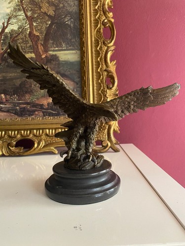 Bronze figur königsadler - bronze,