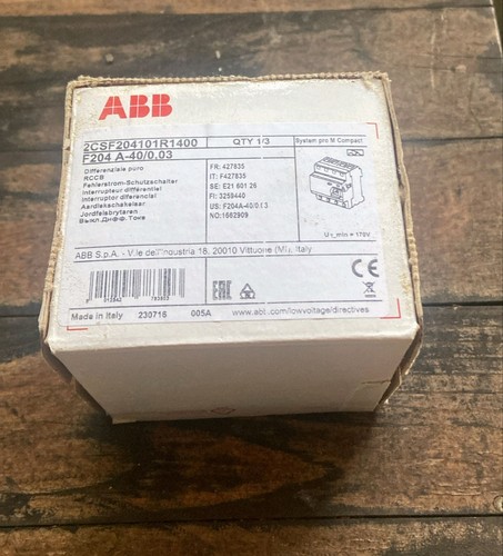 Abb f204 0 - f204, a-40/0,03