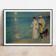 Kunstdruck Kroyer Sommerabend