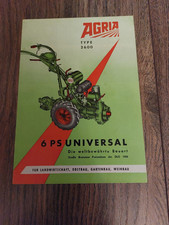 Original Prospekt Agria Type