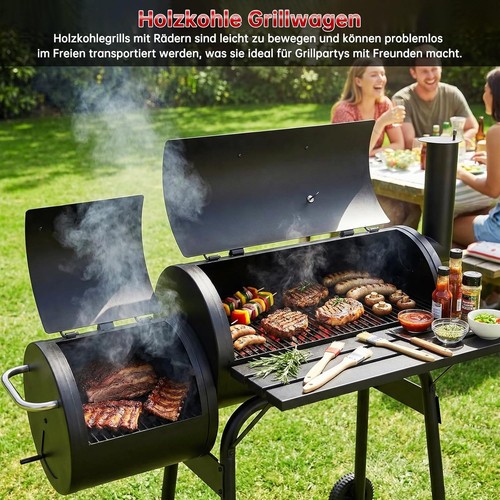 Holzkohlegrill grillwagen bbq - grillwagen,