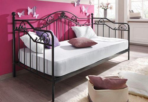 Romantisches tagesbett schwarz - tagesbett,
