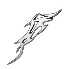 3D Chrom Aufkleber Tribal