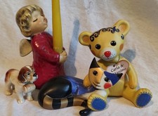 Goebel Rosina Wachtmeister Katze Carla & Massimo Konvolut , Bernhardiner , Engel