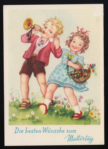 Kinder blumenkorb trompete - blumenkorb,