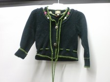 schwarze Trachten Strickjacke