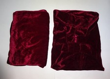 2-teilig Volle Klavierabdeckung und Abdeckung Klavierbank Pleuche Staubabdeckung