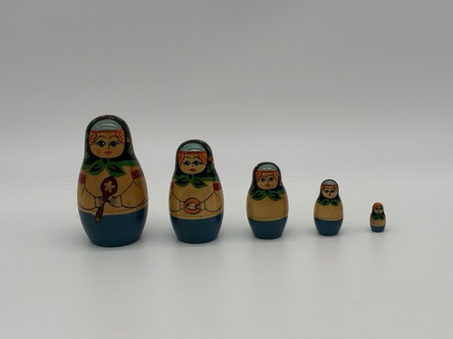Matrjoschka holzpuppen set - holzpuppen,