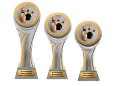 Kegel-Bowling-Trophäe mit