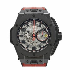 HUBLOT Big Bang Ferrari All Black 401.CX.0123.VR gebrauchte Herrenuhr #111026