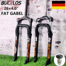 26 Zoll QR Snow Öl/Luft Federung Fat Gabel 1-1/8" Disc Beach MTB Fahrradgabel DE