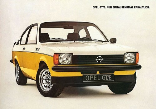 Opel kadett coupe gte - kadett, c