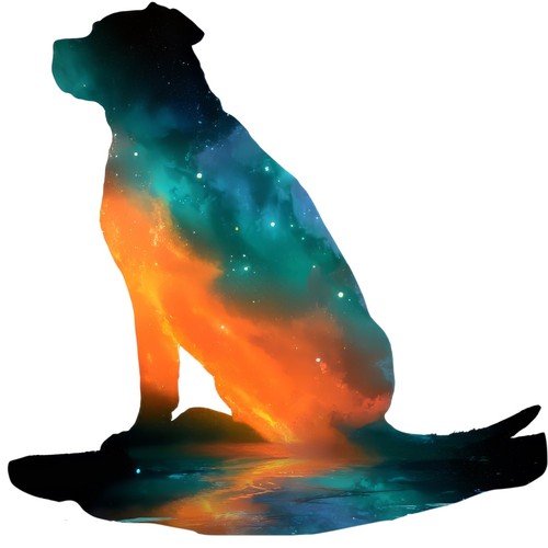 Sticker hund aurora - sticker,
