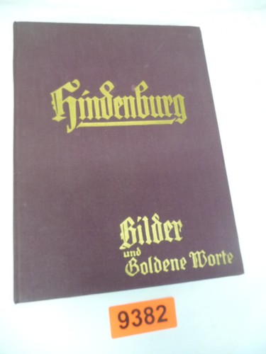 9382 buch hindenburg - 9382.,