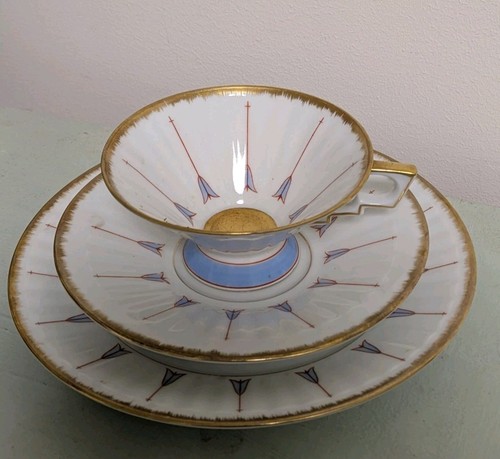 Art deco sammeltasse gedeck - art,