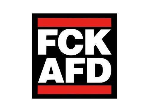 100x fck afd sticker gegen - 100x,