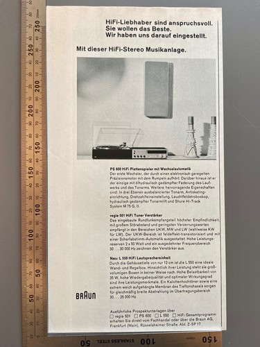 Braun hifi stereo - stereo, musikanlage