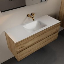 corian waschtisch set weiß
