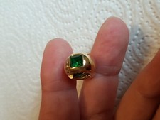 Einzelner Ohrring Creole 925 vergoldet