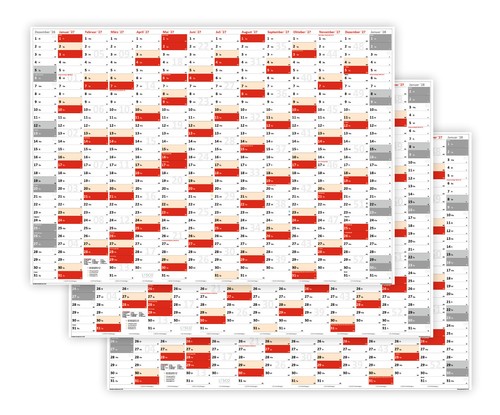 Stück xxl wandkalender - 3,