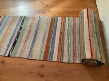 FLECKERLTEPPICH handWeb Läufer  60iger J.,  LANDHAUS/Bauernhaus antik