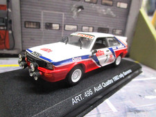 AUDI Quattro Rallye Sanremo 1982 #7 Cinotto Klippan Castrol Detailcars RAR 1:43