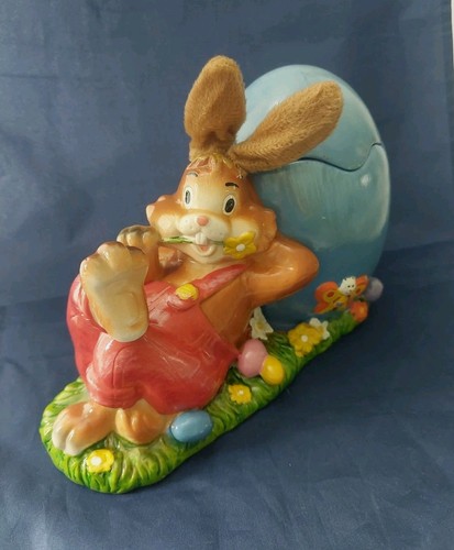 Osterfigur dose keramik - osterfigur,