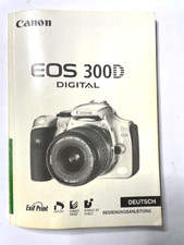 Bedienungsanleitung Canon EOS 300D 300-D 300 D  Anleitung gut! REDUZIERT!