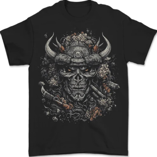 Samurai schädel fantasy - schädel,