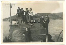 Orig. Foto Matrosen mit Schiff