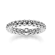 Flexibler Goldring 4,0 mm  Stärke 585-Weißgold Damenring elastisch Flex-Schmuck