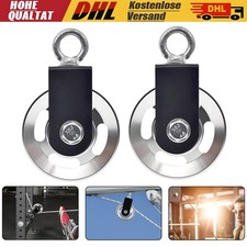 2X Seilrolle mit Kugellager