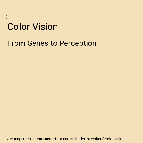Color vision from genes - from,