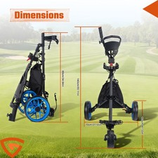 Rädern golftrolley - 3,