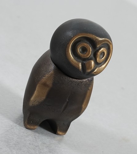 Edle bronze eule teilig mit - bronze,