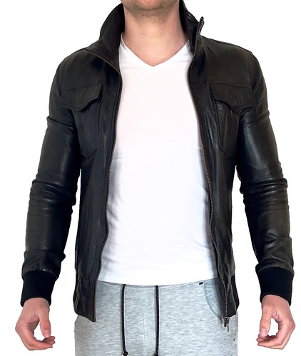 Lederjacke herren rvlt - lederjacke,