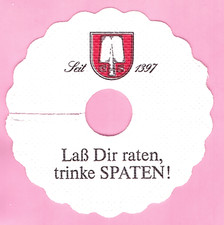 Pilsdeckchen Tropfdeckchen