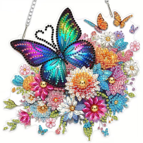 Diamond painting fensterbild - diamond,