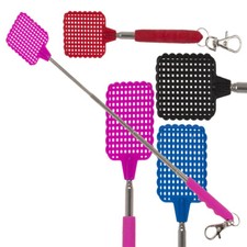 Schlüsselanhänger ausziehbare Fliegenklatsche Teleskop Stiel aus Metall
