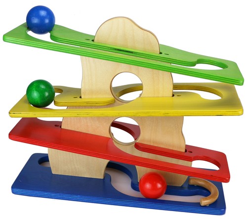 Surfing kugelbahn aus holz mit - kugelbahn,