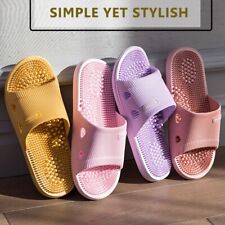 Massage Hausschuhe Fuß Reflexoloqy Sandalen Akupressur Anti-Rutsch Schuhe DE NEU