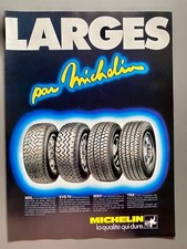 Michelin TRX Pneus Reifen Oldtimer Original 1983 Vintage Advert Werbung Reklame