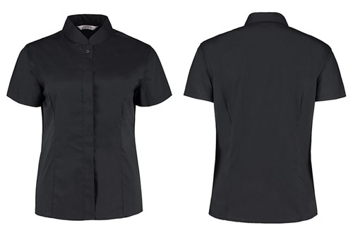 Kurzarm kellner bluse - kellner, damen