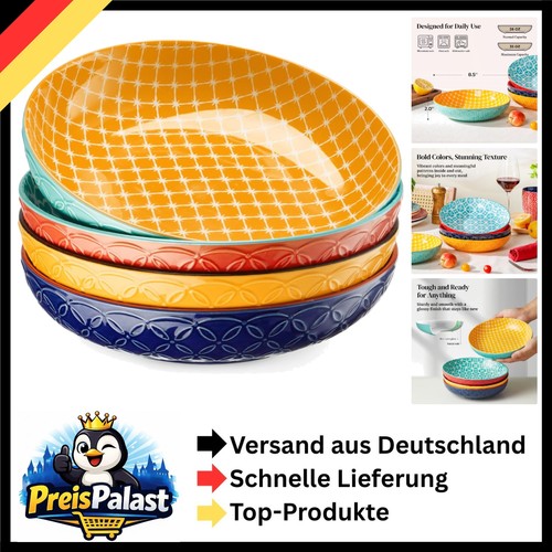 Pastateller porzellan tief - 4x,